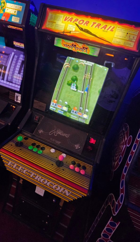 Vapor Trail upright shooter cabinet