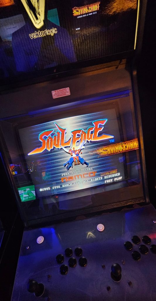 Namco Soul Edge Ver II fighting cabinet