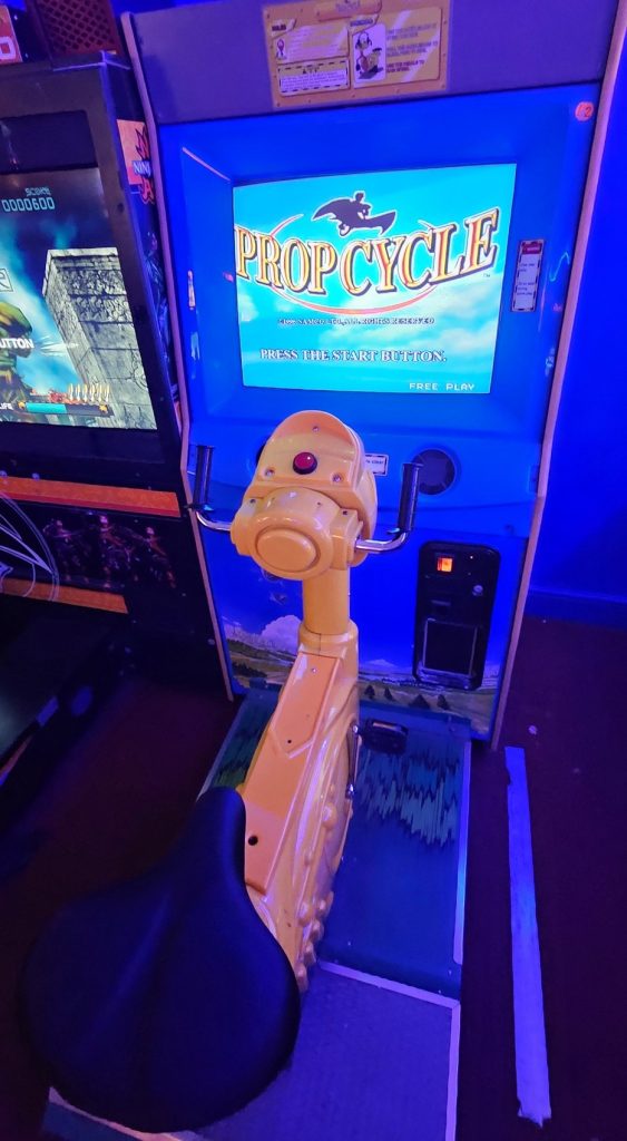Namco Prop Cycle pedal-powered flying cabinet
