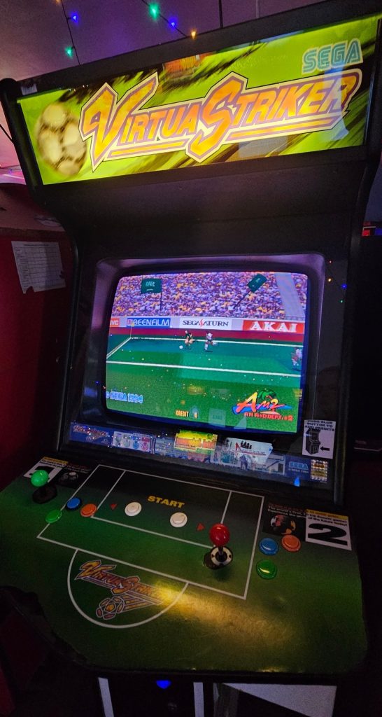 Sega Virtua Striker football cabinet