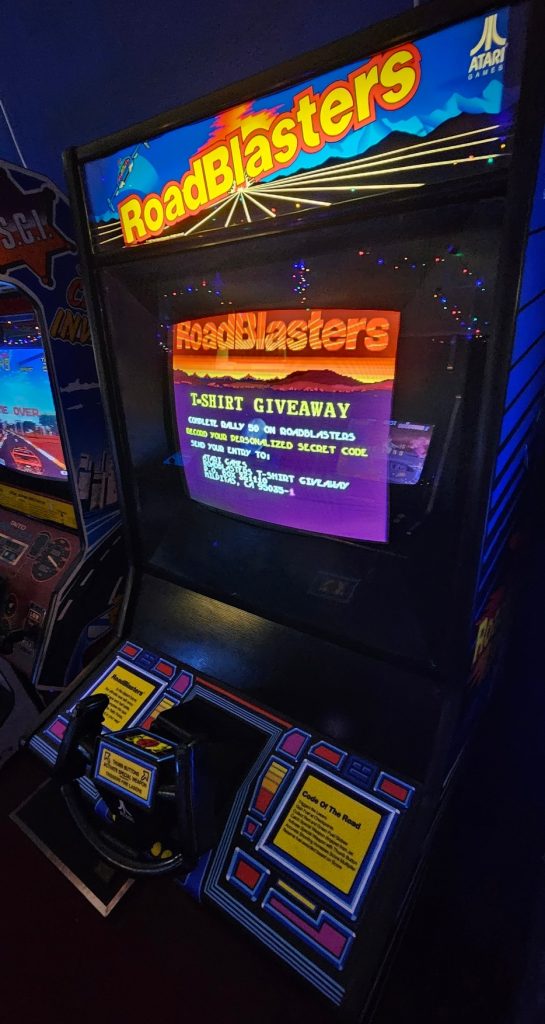 Atari RoadBlasters cabinet
