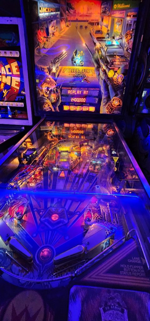 Police Force pinball playfield