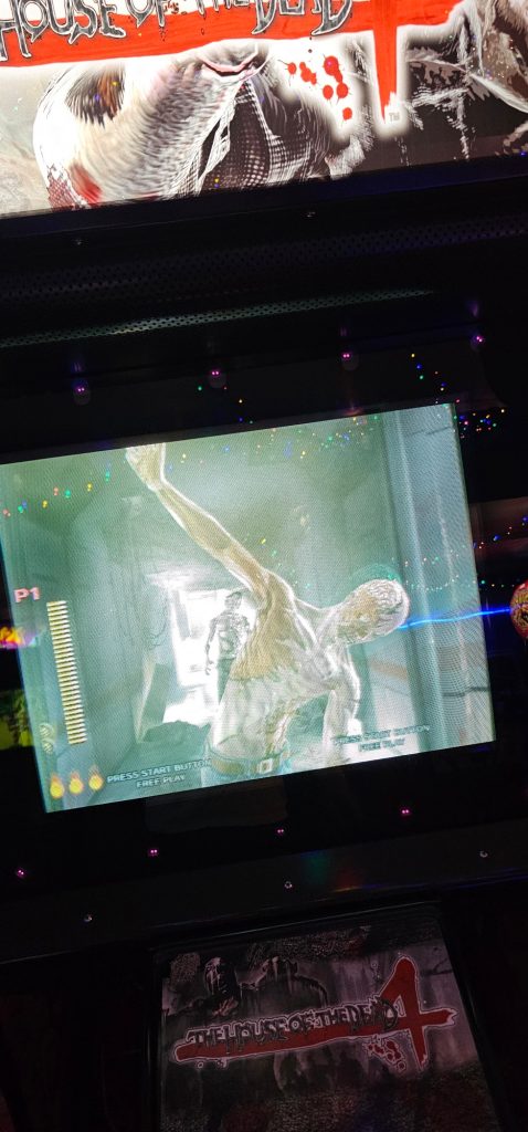 The House of the Dead 4 screen in play