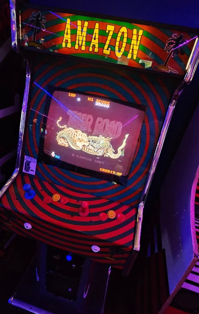 Tiger Road running in an Amazon cabinet