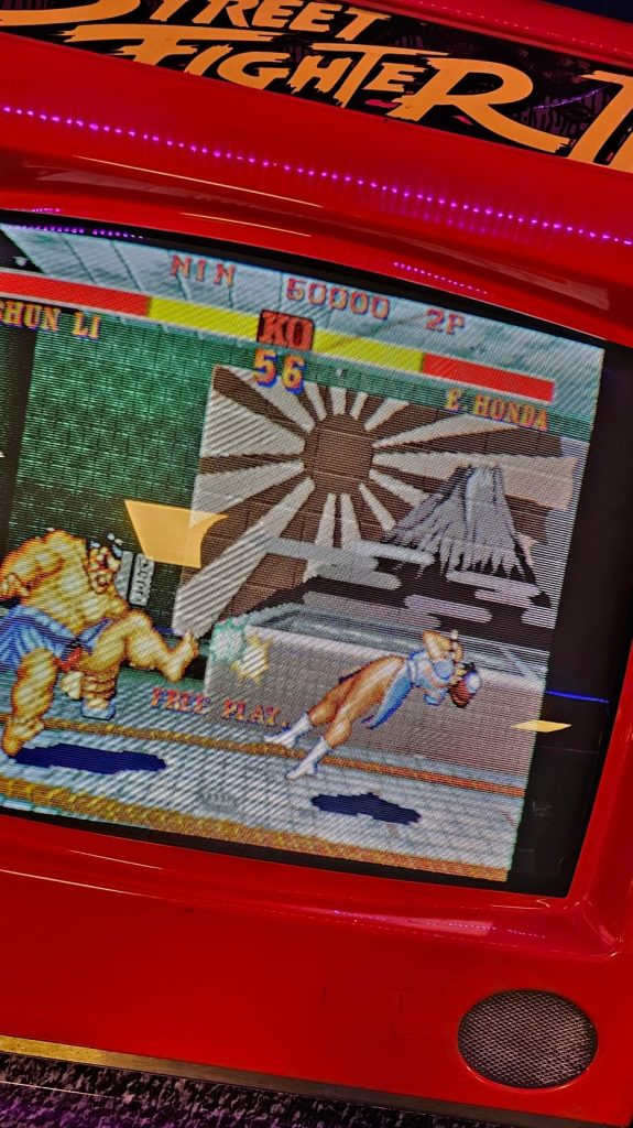 Street Fighter II with Chun-Li versus E. Honda